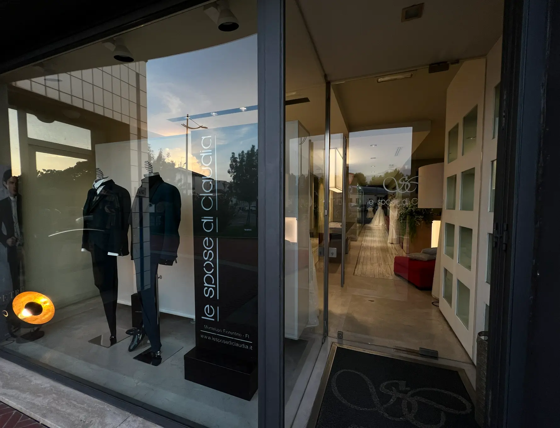 Ingresso dell’Atelier Sposa e Sposo — Via Caverni 125, Montelupo Fiorentino.